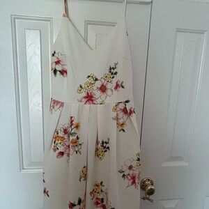 Juniors Floral Spaghetti Strap Dress